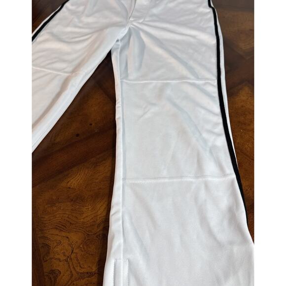 Baseball Pants Adult Small Open Bottom Loose Fit White Black Champro - Picture 5 of 16